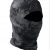 BALACLAVA STRIPED BLACK