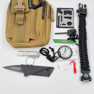 KIT DE SOBREVIVENCIA 11 EN 1 COYOTE – S.O.S OUTDOOR KIT DE SOBREVIVENCIA 11 EN 1 COYOTE – S.O.S OUTDOOR