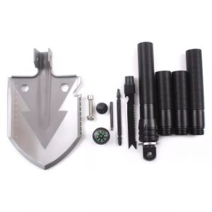 PALA MULTIFUNCIONAL GRIS – FUNDA CAMUFLADA