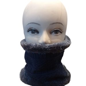 CUELLO DE LANA AZUL MARINO