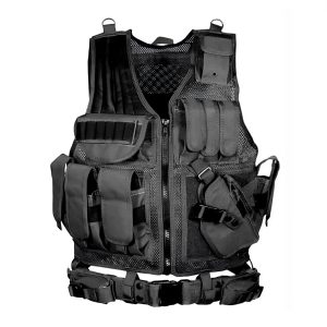 CHALECO TÁCTICO MALLA NEGRO CHALECO TÁCTICO MALLA NEGRO