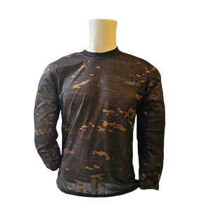 POLERA MANGA LARGA MULTICAM BLACK