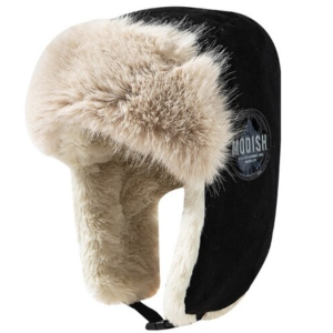 GORRO RUSO GAMUZA – NEGRO