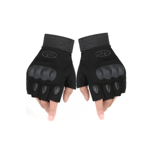 GUANTES TÁCTICOS MEDIO DEDO – NEGRO GUANTES TÁCTICOS MEDIO DEDO – NEGRO