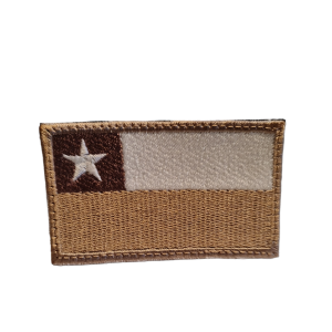 PARCHE BANDERA CHILENA – BEIGE PARCHE BANDERA CHILENA – BEIGE