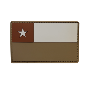 PARCHE BANDERA CHILENA CAFÉ – PVC PARCHE BANDERA CHILENA CAFÉ – PVC
