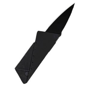 CUCHILLO TIPO TARJETA – NEGRO