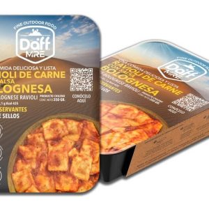 RAVIOLI DE CARNE CON SALSA BOLOÑESA – 350 GRAMOS