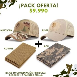 OFERTA PACK JOCKEY PUNISHER + PAÑUELO MALLA A ELECCIÓN