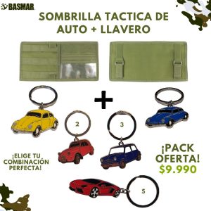 OFERTA SOMBRILLA DE AUTO + LLAVERO