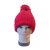 GORRO POMPÓN ROJO
