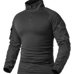 COMBAT SHIRT MANGA LARGA – NEGRO COMBAT SHIRT MANGA LARGA – NEGRO