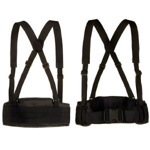 CINTURÓN N.A CON TIRANTES – NEGRO