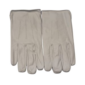 GUANTES BLANCOS DE CUERO