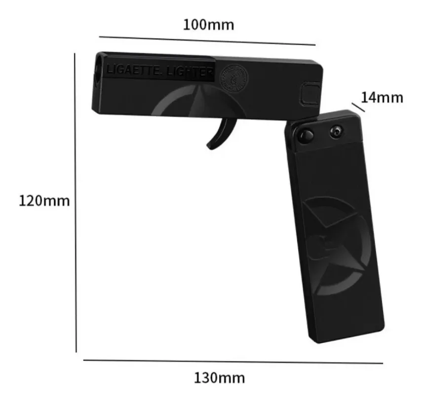 D_NQ_NP_2X_662570-MLC90163761840_082025-F-encendedor-soplete-plegable-pistola-recargable-con-cigarrera