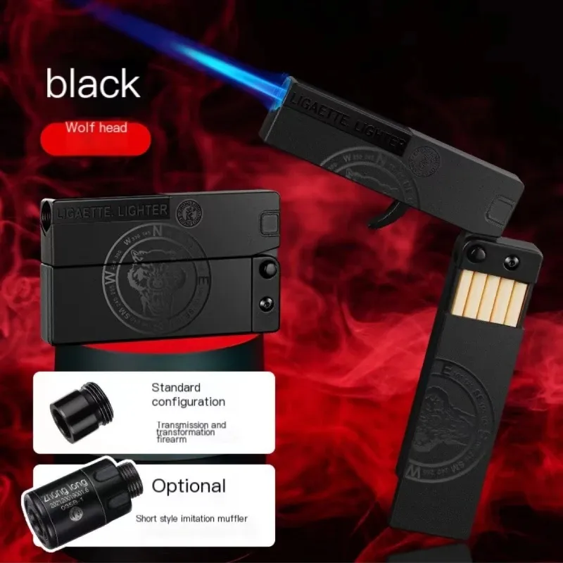 D_NQ_NP_2X_973788-MLC90163781404_082025-F-encendedor-soplete-plegable-pistola-recargable-con-cigarrera