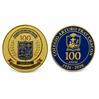 MONEDA 100 AÑOS – COLEGIO ARTURO PRAT CHACON